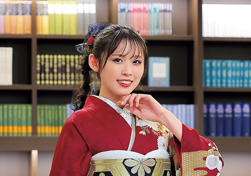 ロングヘアの方向け振袖ヘア